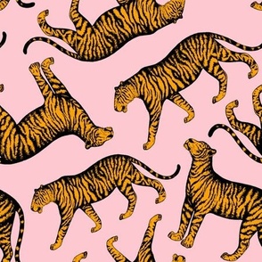 Tigers (Pink and Marigold)