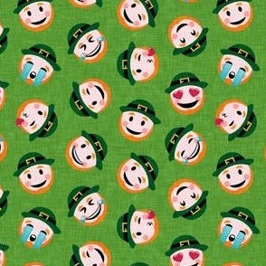 (small scale) leprechaun emojis -  green - LAD22