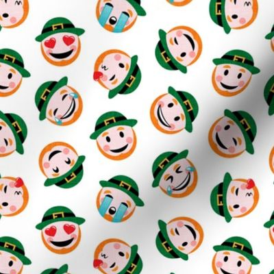 leprechaun emojis - white - LAD22