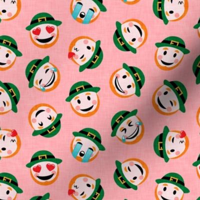 leprechaun emojis - pink  - LAD22