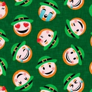 leprechaun emojis - dark green - LAD22