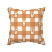 earthy gingham bunnies 