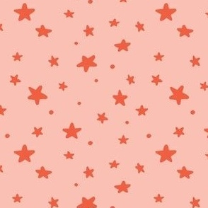 Birthday Stars - Pink, Large Scale