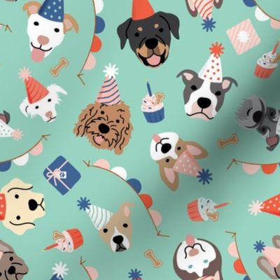 Puppy Party - Brights, Large Scale