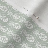 Pineapple Paradise - Sage green, Small Scale