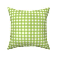 spring gingham green - 0.5in