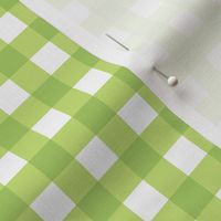 spring gingham green - 0.5in