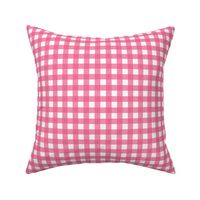 spring gingham pink - 0.5in