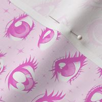  Shojo Anime Eyes Pastel Pink