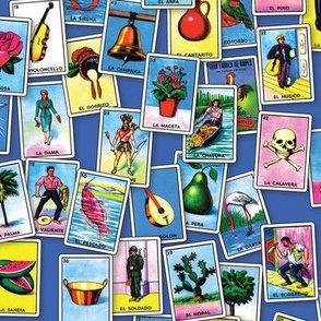 Mexican Card Game: Cobalt