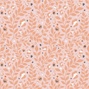 Summer Wild Cheetah Print Coral Pink Medium