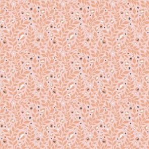 Summer Wild Cheetah Print Coral Pink Small 