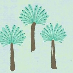 Clusters of Palm Trees