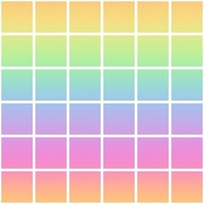 Rainbow Gradient Grid
