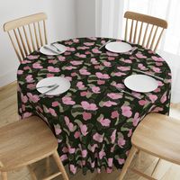 Pink apple blossom floral mosaic style, s