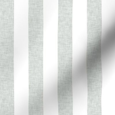 1" Silver Linen texture Stripe