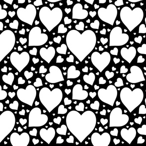 Blooming Hearts White