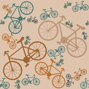 Large Bikes Color Tan