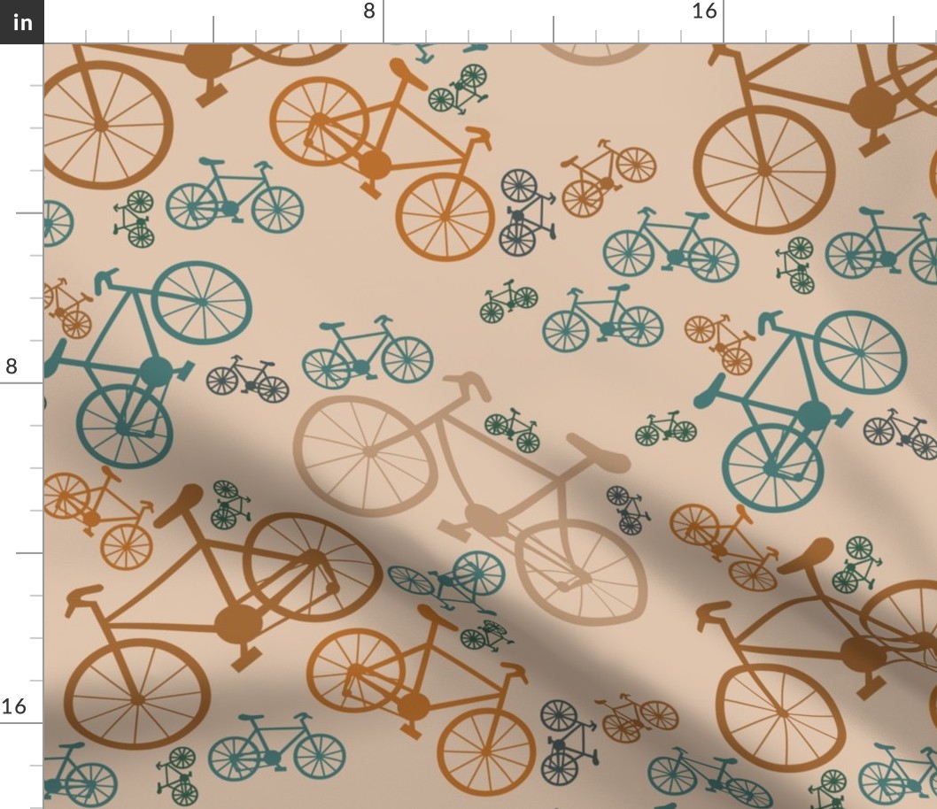 Large Bikes Color Tan