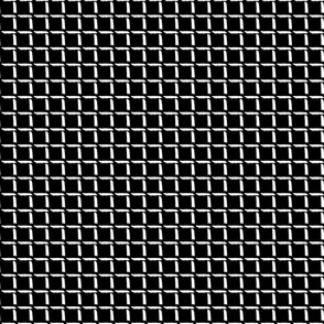 Grid Markings -White on Black - (medium scale)