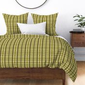 Retro plaid dot in green