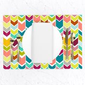 Mod Multicolor Chevron