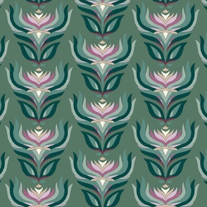 Protea Lotus muted olive