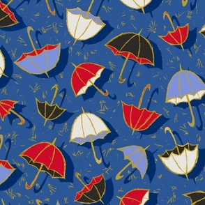 Uma Umbrellas  (Blue / Red) - Large