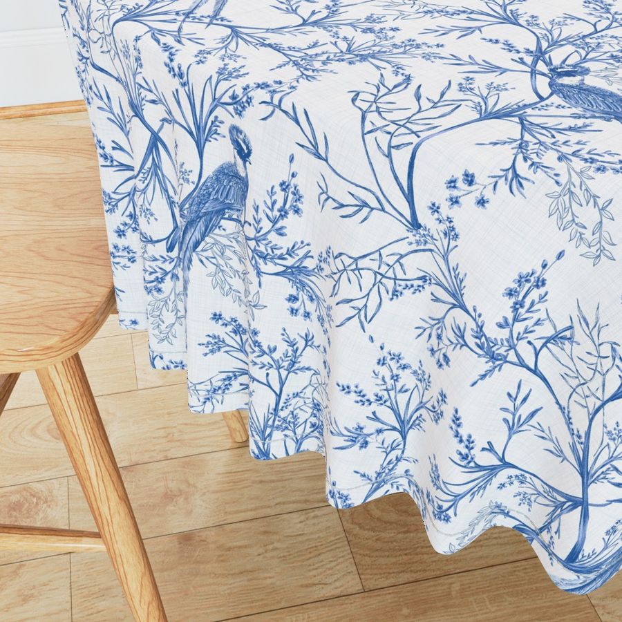 Chinoiserie Bird (Blue)