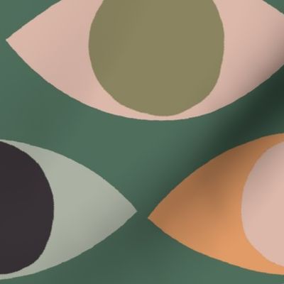 All Seeing Eye (Big 8" Eyes) - Green
