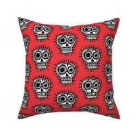 Sugar Skull - red