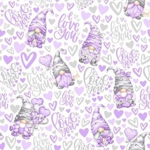small scale lilac gnome i love you