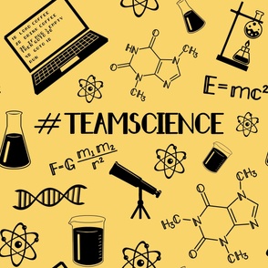 Team Science Yellow and Black - Small 