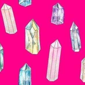 Crystal Points // Hot Pink 