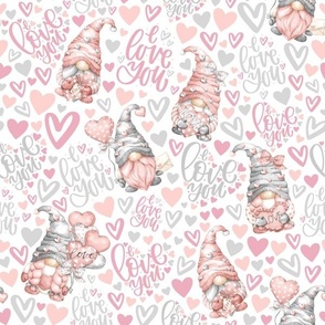 pink gnome i love you