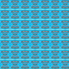 Southwest blue stripes
