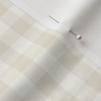 gingham - natural MICRO scale 