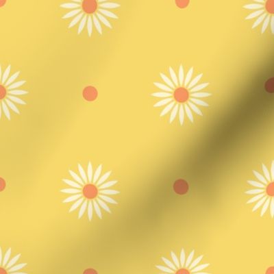 Retro Trip Yellow Daisy