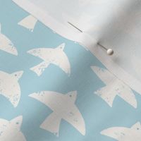 soar high light blue small scale by Pippa Shaw