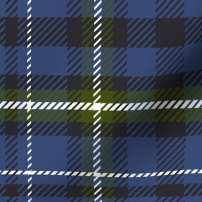 blue and green tartan