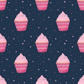 Cupcake Confetti Confections- Midnight