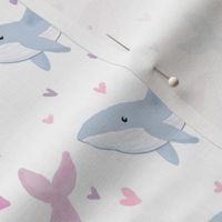 Pastel Whales Adore