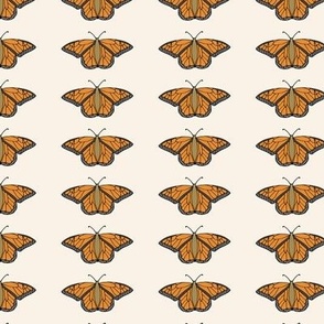 Monarch Butterflies Cream