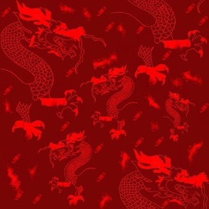 Red on Red Dragon Battle