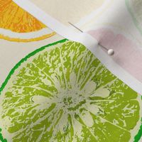 Citrus Fruits Seamless Pattern