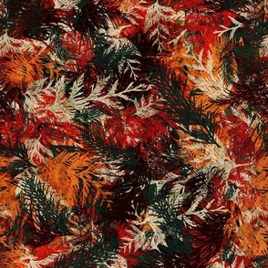 Retro floral vintage pattern