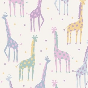 Giraffe - Pastels