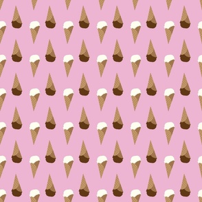 WAFFLE CONE - PINK