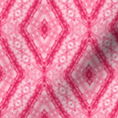 Mosaic pattern in pink