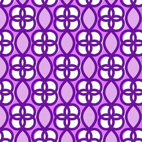 chinese lattice-purple-medium scale-mid century chinoiserie